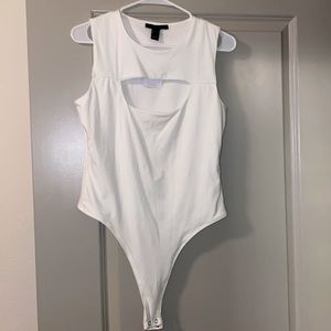 Forever 21 white bodysuit brand new